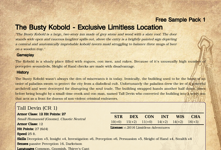 Free Sample Pack 1